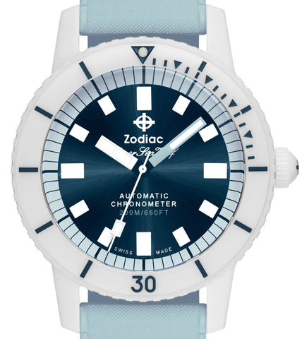 Zodiac Super Sea Wolf Ceramic Blue D