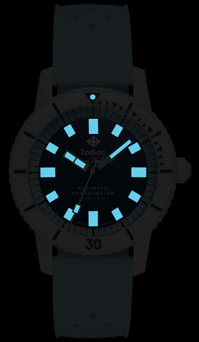 Zodiac Super Sea Wolf Ceramic Blue D