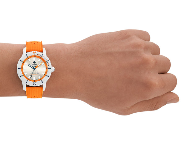Zodiac Watch Super Sea Wolf Ceramic Orange D