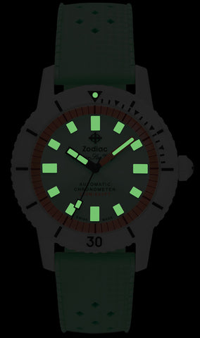 Zodiac Super Sea Wolf Ceramic Green D