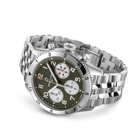 Breitling Classic AVI 42 Curtiss Warhawk Bracelet Watch