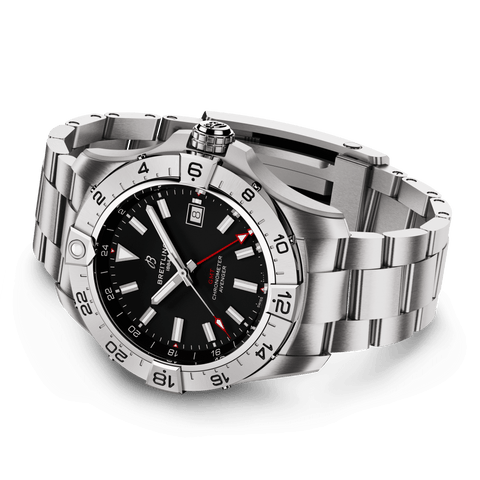 Breitling Avenger Automatic GMT 44 Black Bracelet Watch