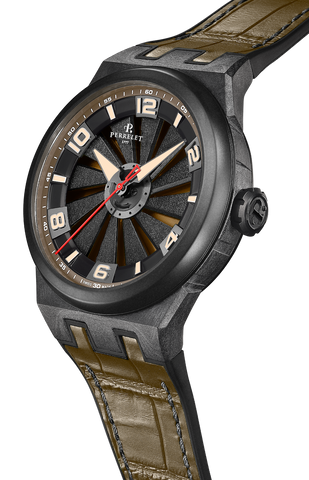Perrelet Turbine Carbon Khaki Watch