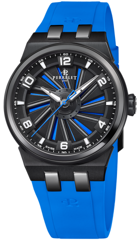 Perrelet Watch Turbine Titanium 41 Blue A4067/2
