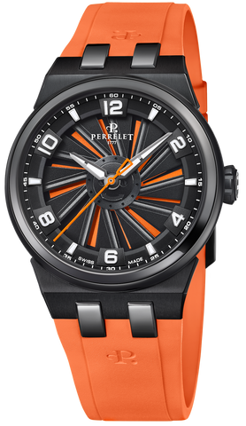 Perrelet Watch Turbine Titanium 41 Orange A4067/3