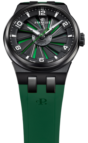 Perrelet Turbine Titanium 41 Green Watch