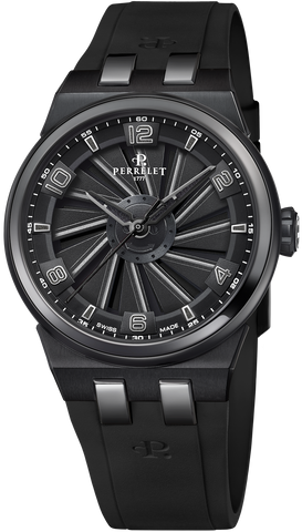 Perrelet Watch Turbine Titanium 41 Black A4067/6