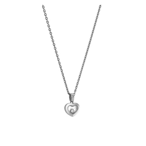Chopard Happy Diamonds Icons 18ct White Gold 0.05ct Diamond Pendant