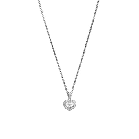 Chopard Happy Diamonds Icons 18ct White Gold 0.19ct Diamond Pendant