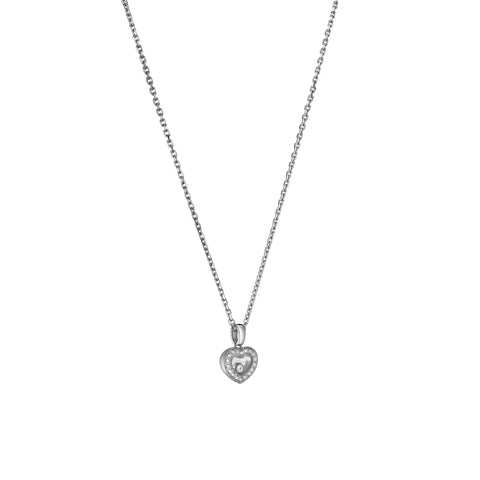 Chopard Happy Diamonds Icons 18ct White Gold 0.19ct Diamond Pendant