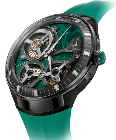 Accutron DNA Casino Green Limited Edition Watch D
