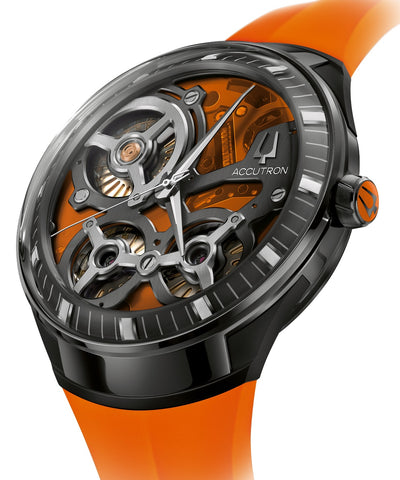Accutron DNA Casino Orange Limited Edition Watch