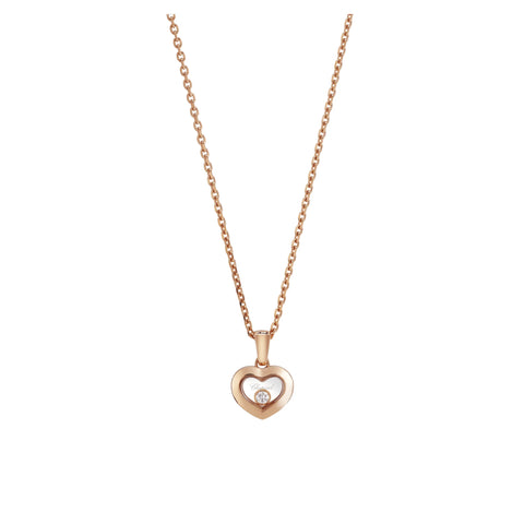Chopard Happy Diamonds Icons 18ct Rose Gold 0.05ct Diamond Pendant
