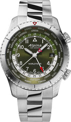 Alpina Watch Alpina Watch Starter Pilot Quartz Worldtimer AL-255GR4S26B