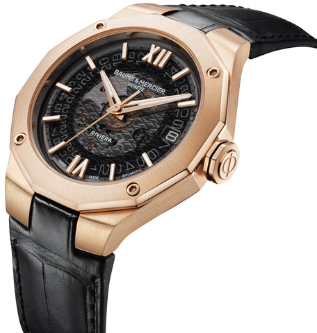 Baume et Mercier Riviera Automatic Rose Gold Watch