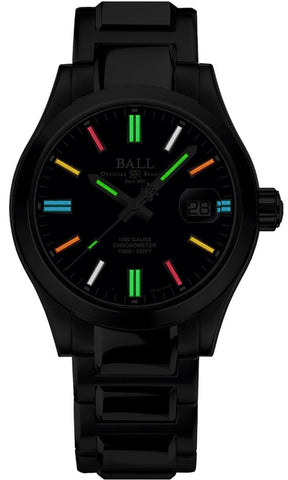 Ball Watch Company Engineer III Legend II Watch with blue dial, steel bracelet, steel case