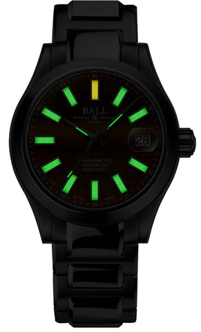 Ball Watch Company Engineer III Bright Path Limited Edition Watch with brown dial, steel bracelet, steel case