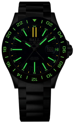 Ball Watch Company Engineer III Outlier Limited Edition Watch with blue dial, steel bracelet, steel case