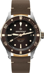 Bremont Watch Supermarine 300M Date Brown Leather SM40-DT-BI-BR-L-S