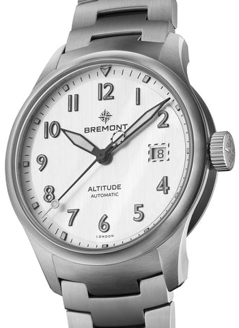 Bremont Altitude 39 Date Silver Bracelet Watch
