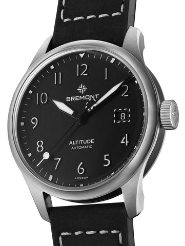 Bremont Altitude 39 Date Black Leather Watch