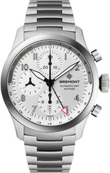 Bremont Watch Altitude Chronograph GMT Silver Bracelet ALT42-CHR-G-SS-SI-B