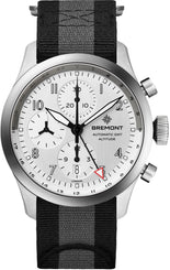 Bremont Watch Altitude Chronograph GMT Silver Nato ALT42-CHR-G-SS-SI-N-S