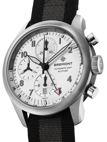 Bremont Altitude Chronograph GMT Silver Nato Watch