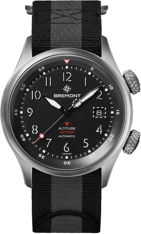 Bremont Watch Altitude MB Meteor Black Nato ALT42-MT-TI-BKBK-N-S