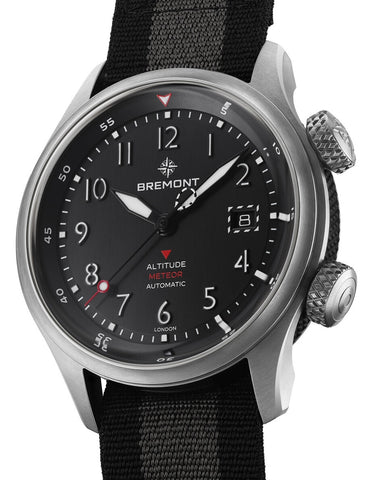 Bremont Altitude MB Meteor Black DLC Barrel Nato Watch