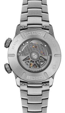 Bremont Altitude MB Meteor Black Orange Barrel Bracelet Watch