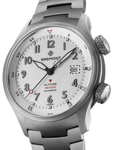 Bremont Altitude MB Meteor Silver Titanium Barrel Bracelet Watch