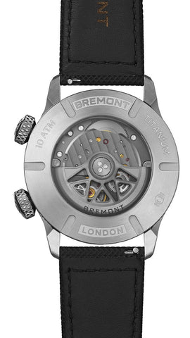 Bremont Altitude MB Meteor Silver Titanium Barrel Leather Watch