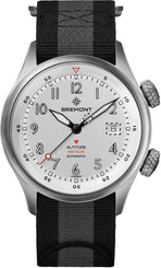 Bremont Watch Altitude MB Meteor Silver Nato ALT42-MT-TI-SIBK-N-S
