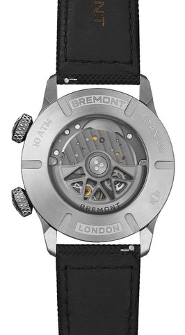 Bremont Altitude MB Meteor Silver Orange Barrel Leather Watch