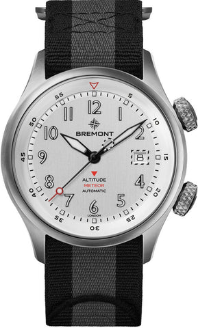 Bremont Watch Altitude MB Meteor Silver Titanium Nato ALT42-MT-TI-SITI-N-S