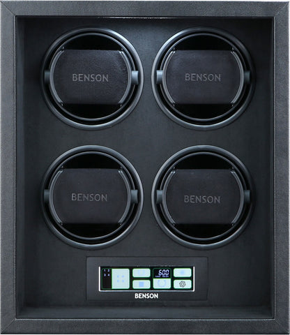 Benson Watch Winder Black Series Leather 4.22.B Black