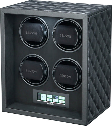 Benson Watch Winder Black Series Leather 4.22.B Black