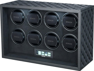 Benson Watch Winder Black Series Leather 8.22.B Black
