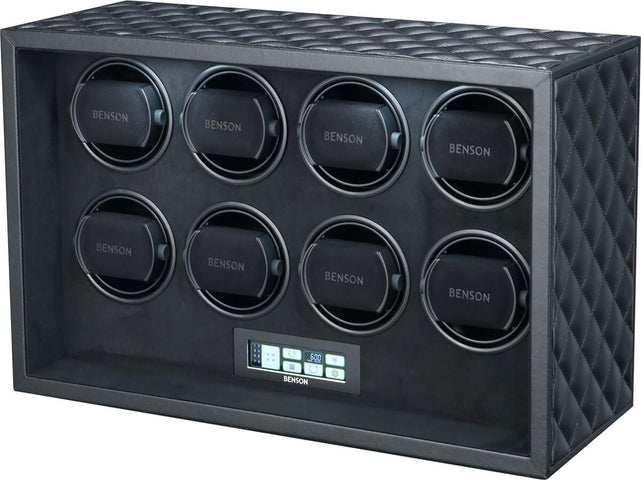 Benson Watch Winder Black Series Leather 8.22.B Black