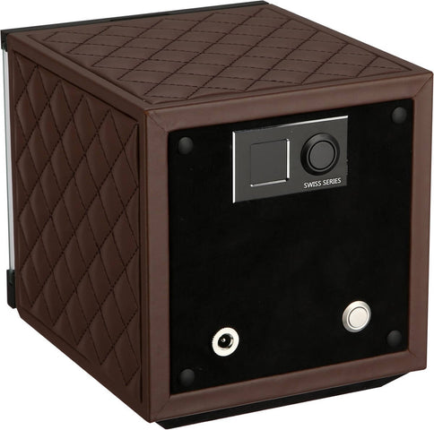 Benson Watch Winder Single Swiss Series 1.20 Dark Brown Leather