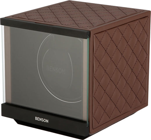 Benson Watch Winder Single Swiss Series 1.20 Dark Brown Leather