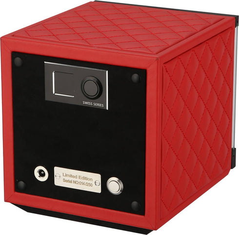 Benson Watch Winder Single Swiss Series 1.20 Red Leather Limited Edition
