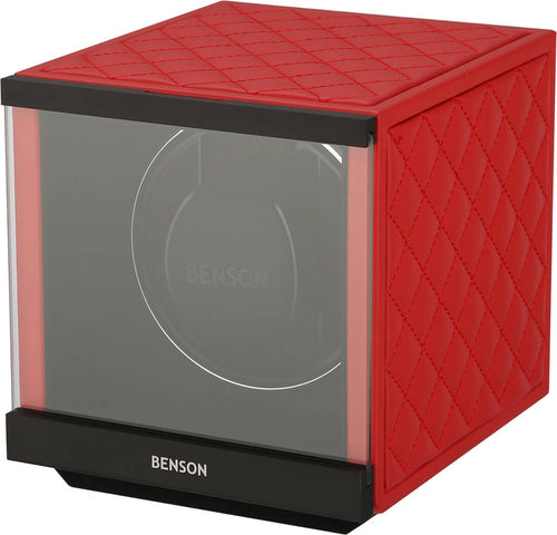 Benson Watch Winder Single Swiss Series 1.20 Red Leather Limited Edition