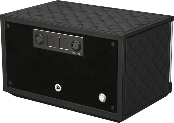 Benson Watch Winder Double Swiss Series 2.20 Black Leather