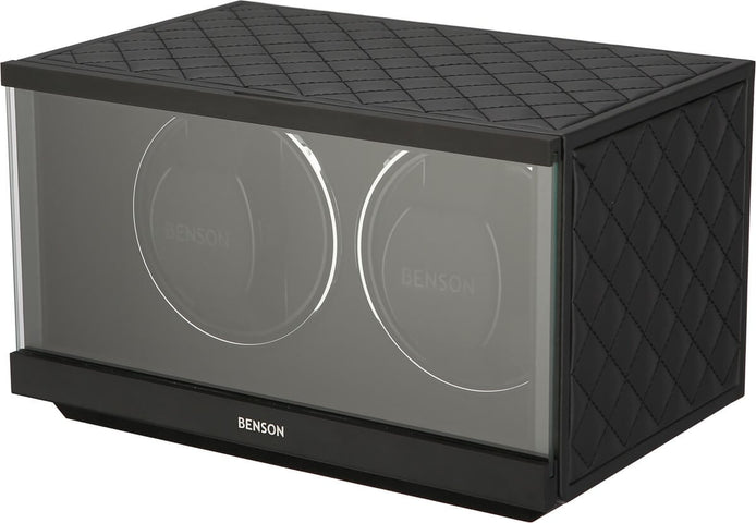 Benson Watch Winder Double Swiss Series 2.20 Black Leather