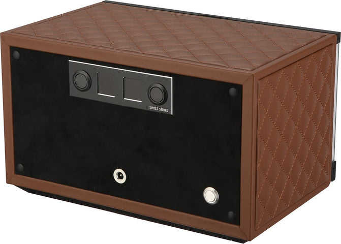 Benson Watch Winder Double Swiss Series 2.20 Light Brown Leather