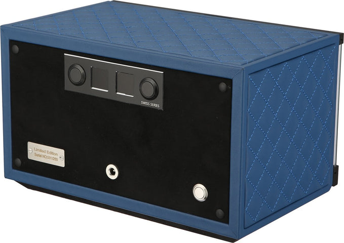 Benson Watch Winder Double Swiss Series 2.20 Blue Limited Leather Edition