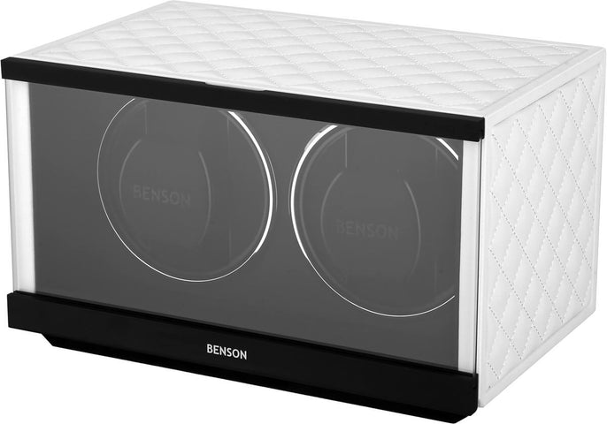 Benson Watch Winder Double Swiss Series 2.20 White Leather Limited Edition