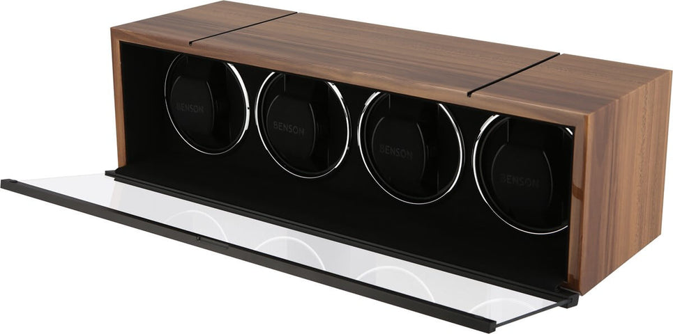 Benson Watch Winder Quad Swiss Series 4.20 Walnut